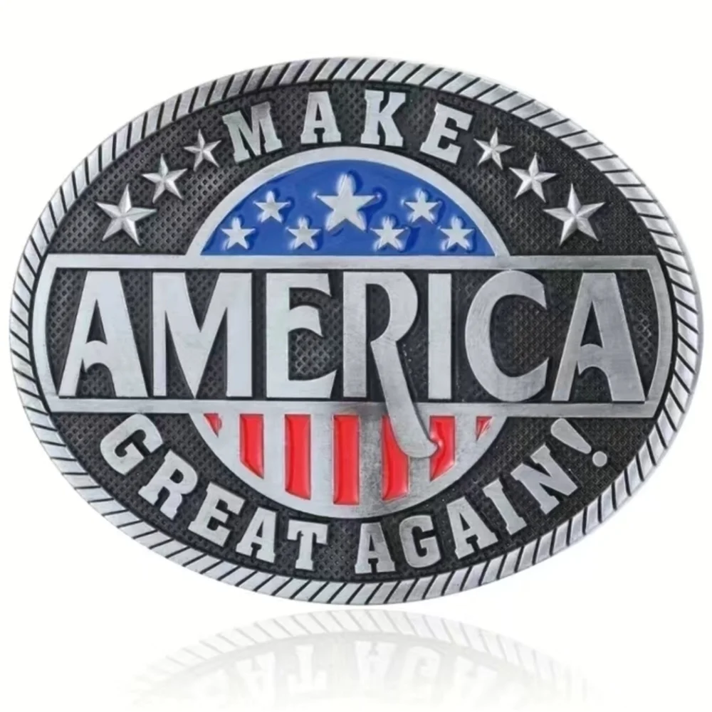 New men's Make America great again belt buckle